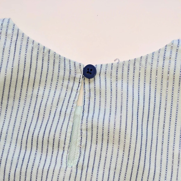 ⚡️Toddler Girls Metallic Stripe Short Sleeves Top - Picture 7 of 9